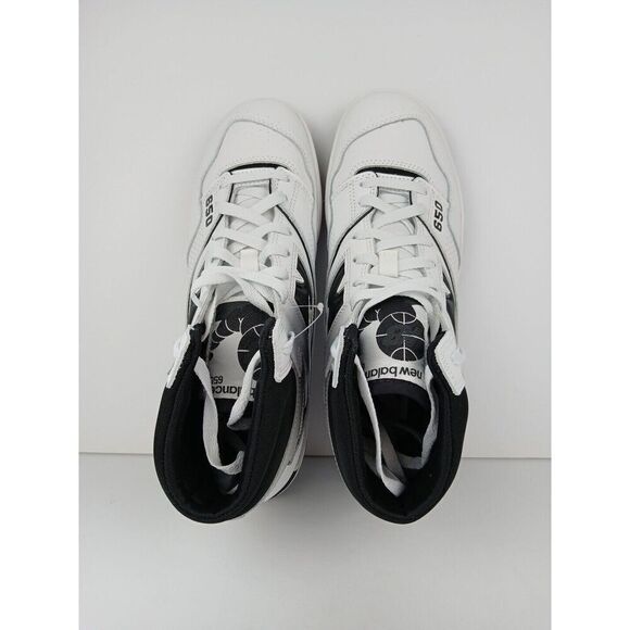 New Balance  650R Lifestyle Sneaker White / BLK Shoes BB650RCE Men\'s Sz 11 New main image 6